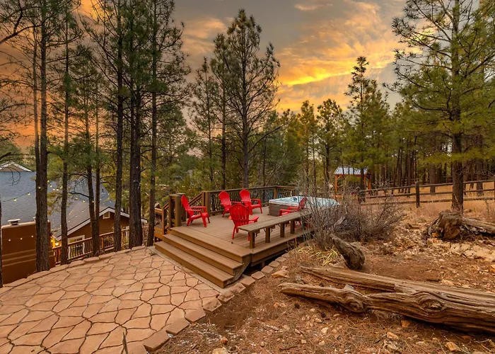 Forest Heights Mountain Views Hot Tub Heated Floors Pizza Oven Ferienhaus Flagstaff
