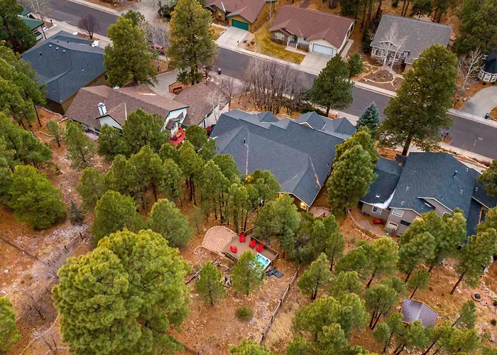 Ferienhaus Forest Heights Mountain Views Hot Tub Heated Floors Pizza Oven Flagstaff